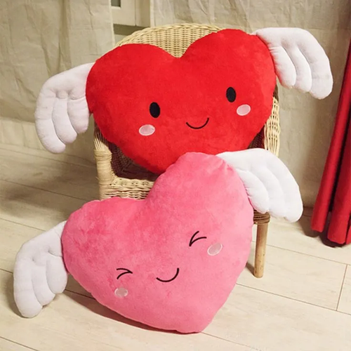 Cute valentines heart wings 2 pcs Soft Toy For kids